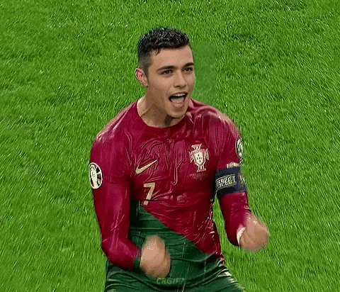 Sports reaction GIF after face swap