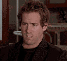 Single person looking confused GIF template