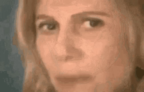 Math lady confused meme GIF template with one face